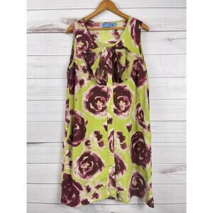 Simply Vera Vera Wang green‎ & purple dress 12